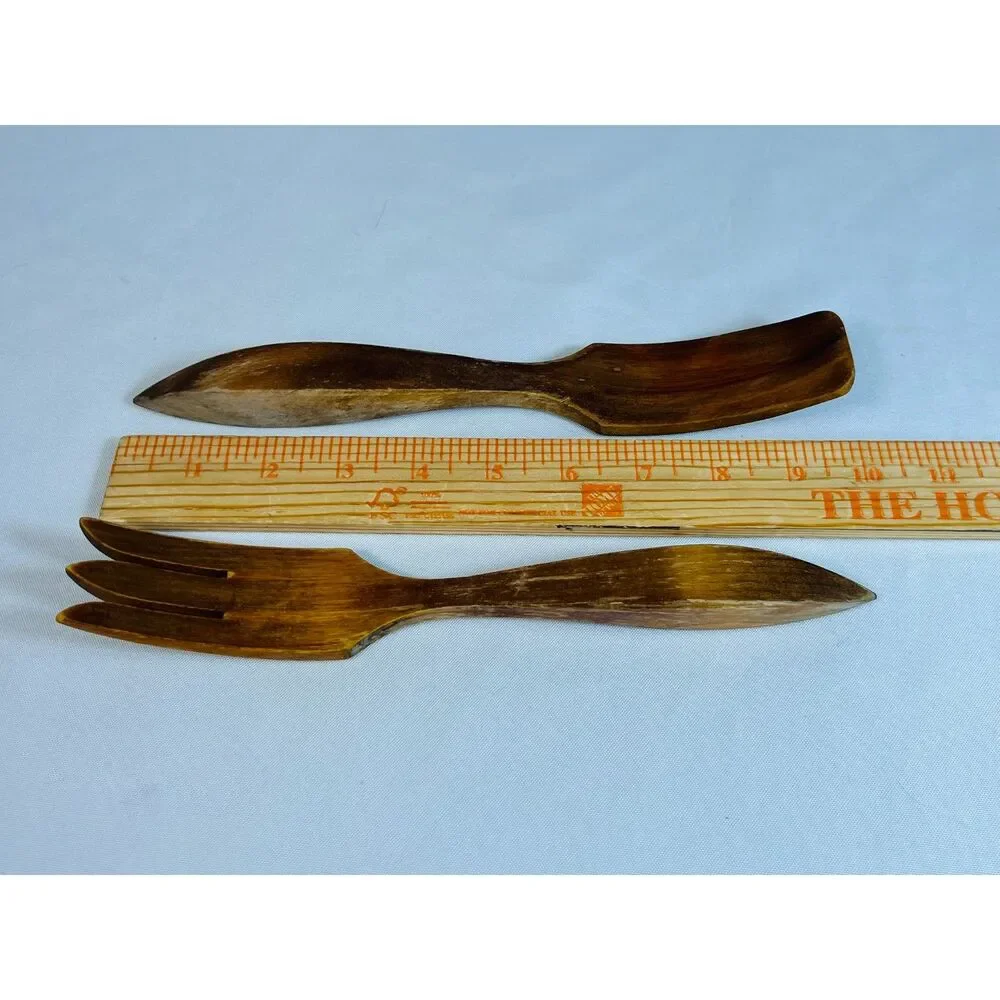 MCM Mid Century Teak Salad Utensils Canada